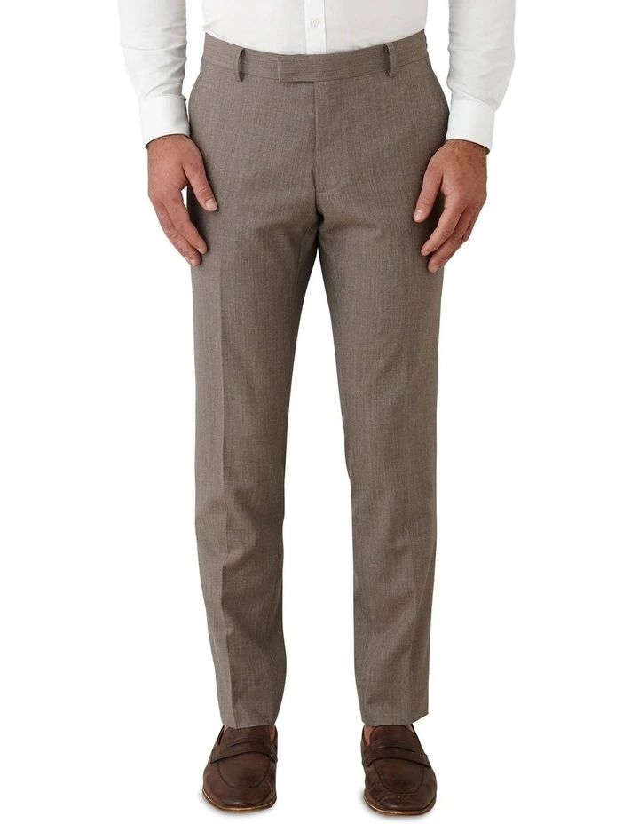 Caper Slim Fit Trouser in Taupe