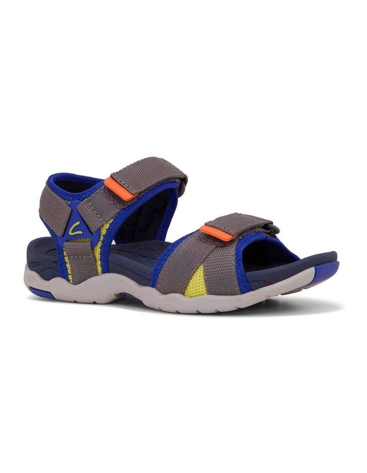 Theo Beach Sandals in Dark Blue/Grey