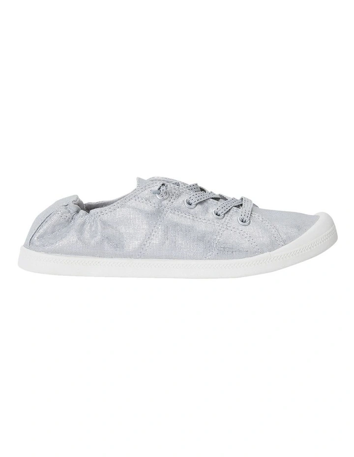 Link Silver Fabric Sneakers