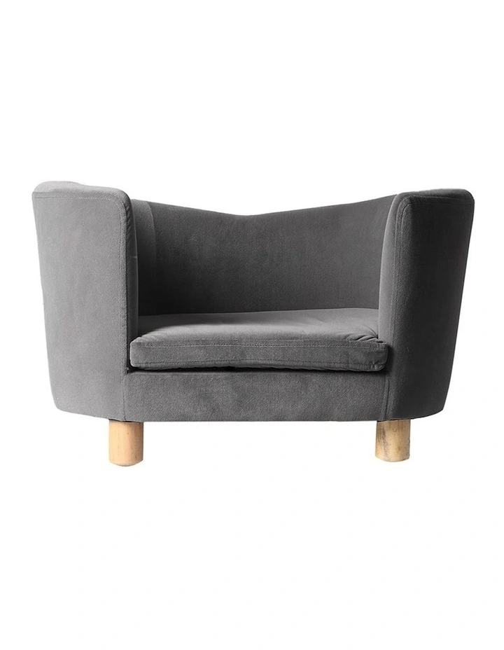 Luxury Elevated Anti-slip Pet Sofa in Grey