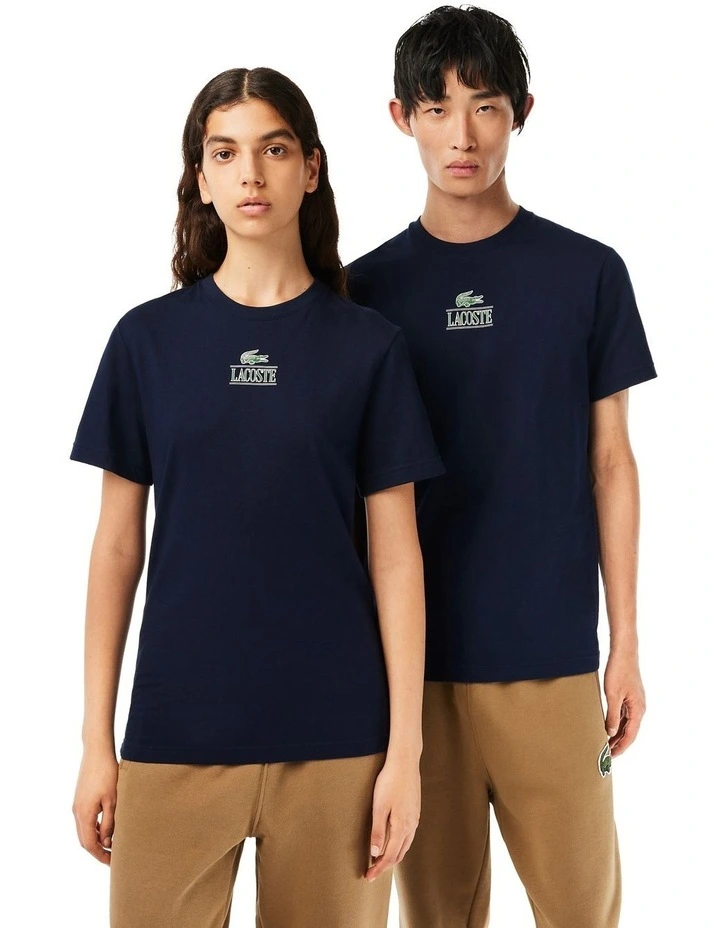Core Graphics Heavy Jersey T-shirt in Navy