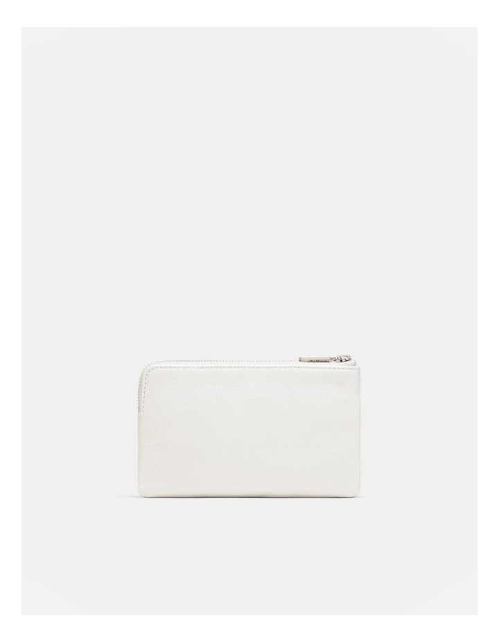 Classico Small Pouch in Pearlised White