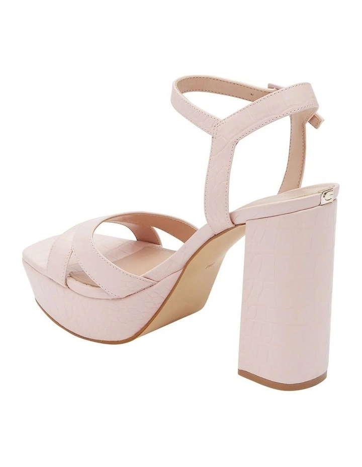 Zelina Dress Sandals in Blush