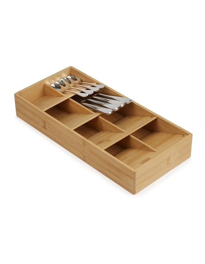 DrawerStore Tiered Cutlery Orgainer Large in Bamboo