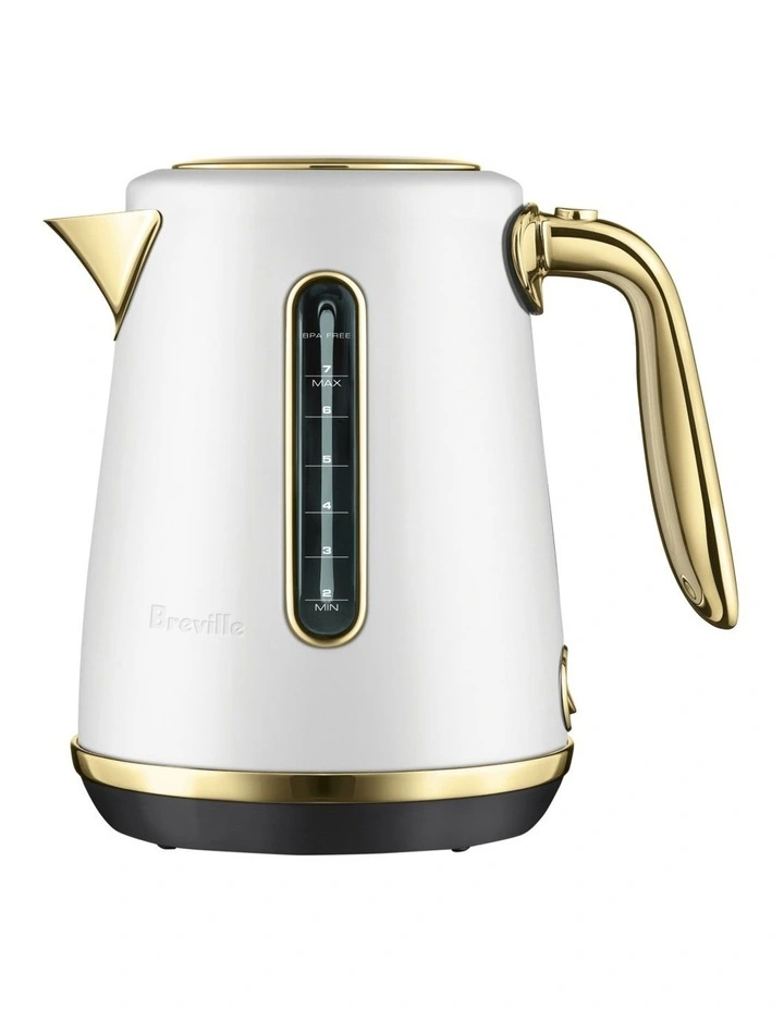 The Soft Sea Salt Brass Top Luxe Kettle BKE735SSB2IAN1