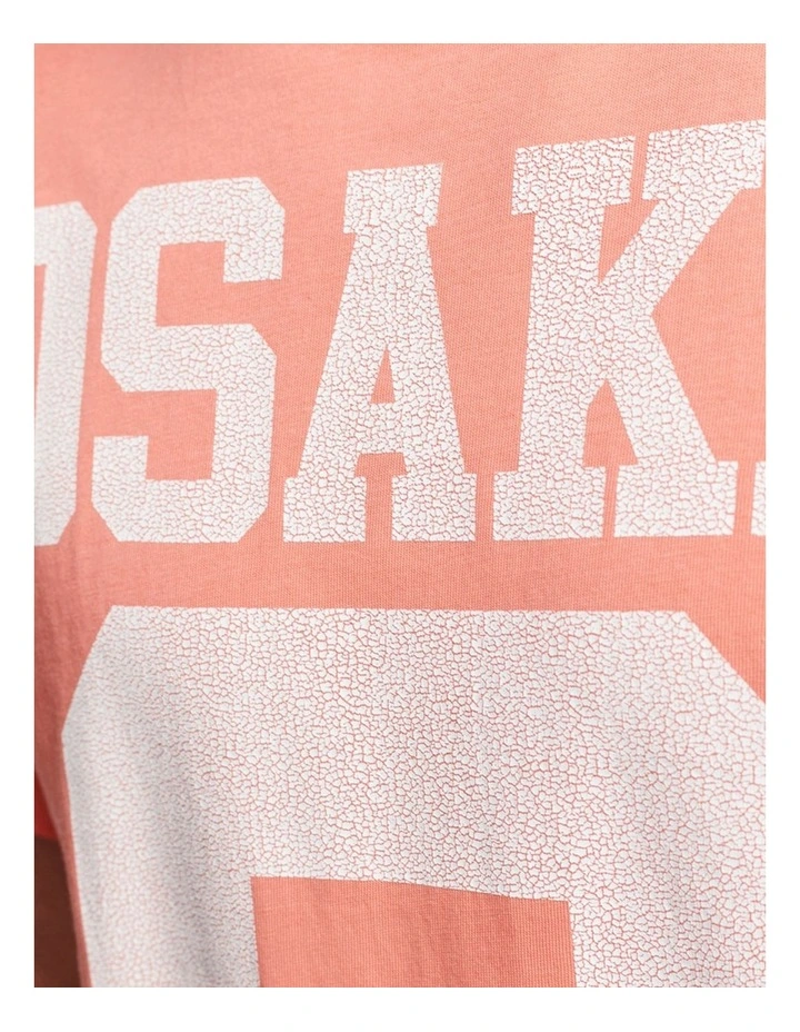 Classic Osaka T-shirt in Fusion Coral