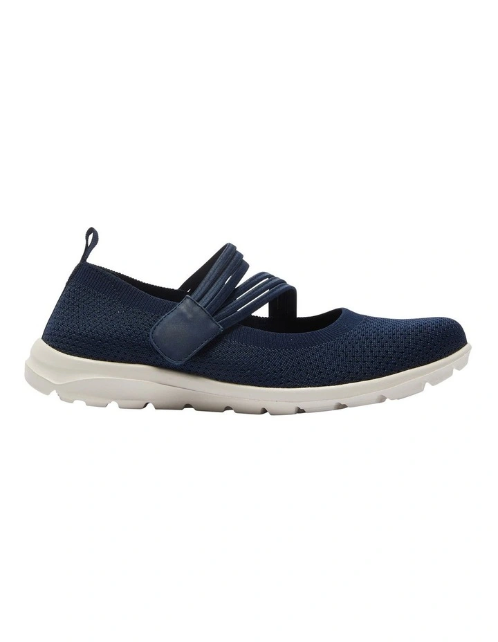 Patsy Sneakers in Navy Stretch