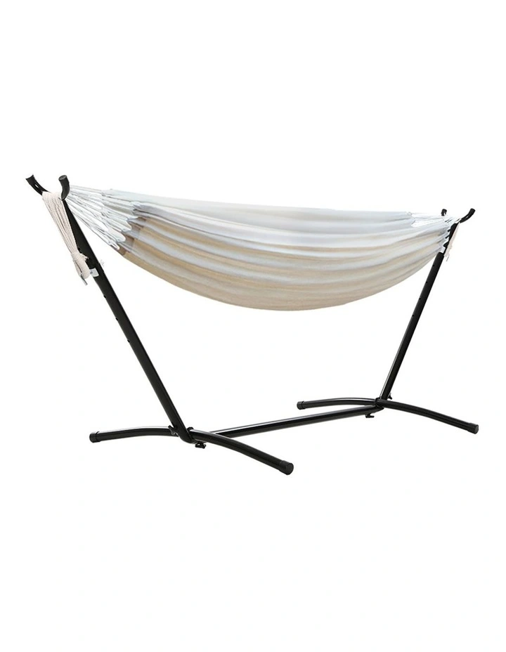Camping Hammock With Stand In White