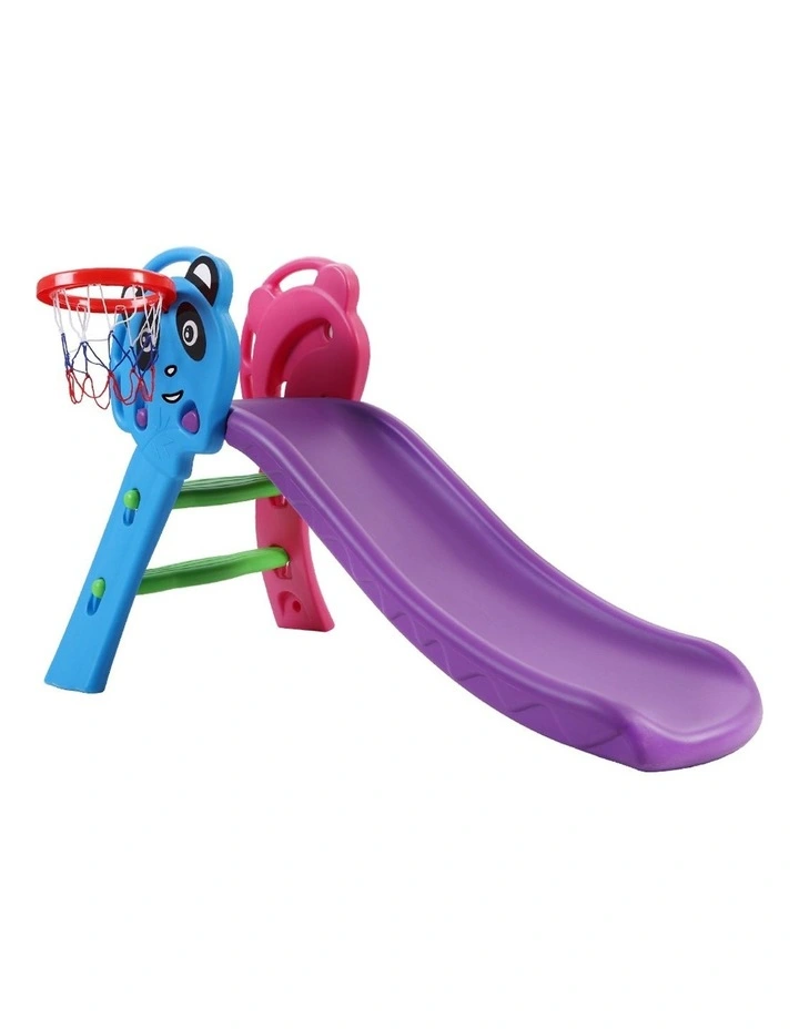 Slide Outdoor Indoor Playground Basketball Hoop Toddler Play Activity