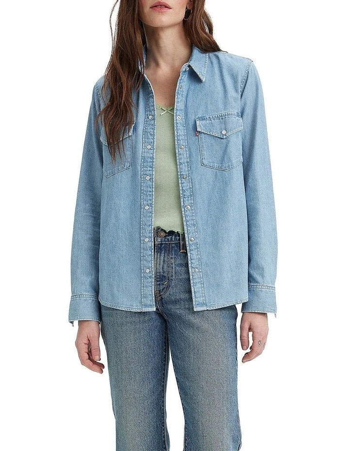 Essential Western Shirt in Old 517 Blue