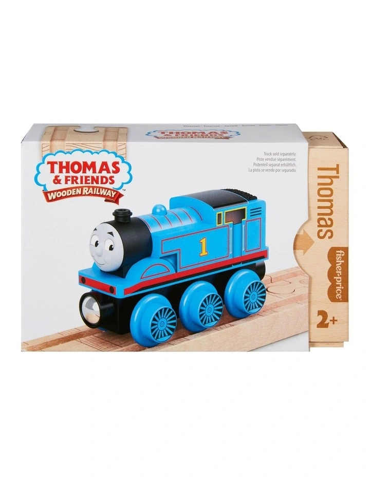 Wooden Railway Thomas Engine in Multi
