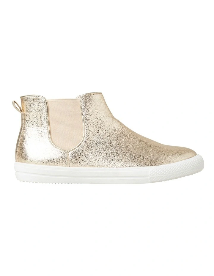 Metallic Mason Boot in Gold