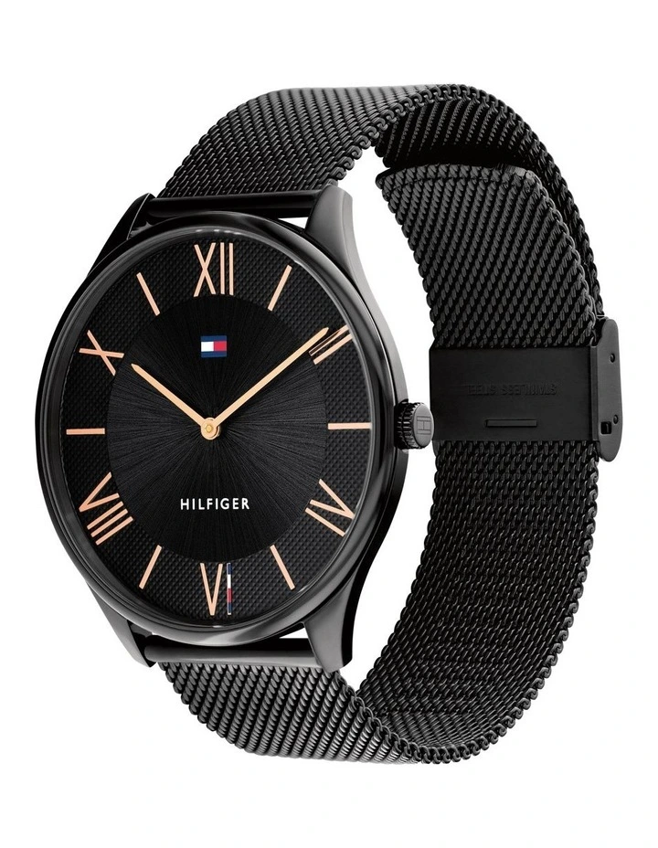 Becker Ionic Plated Steel Watch in Black