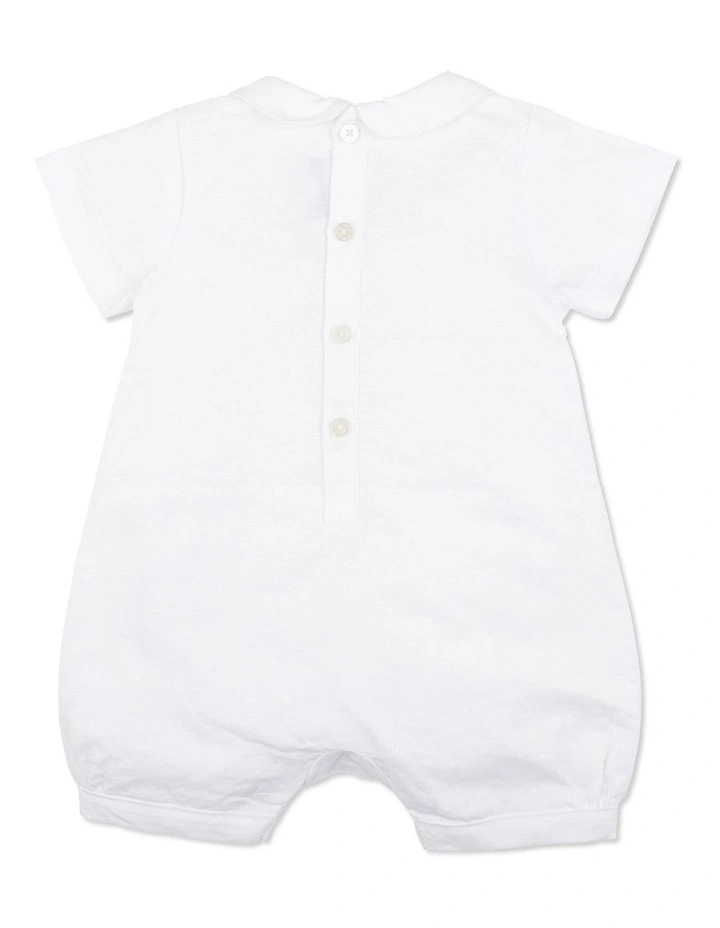 Jude Smart Romper in Ivory