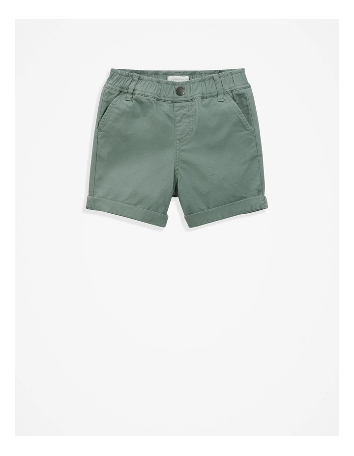 Pull On Short in Sage