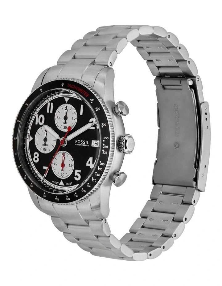 Sport Tourer Chronograph Watch in Silver