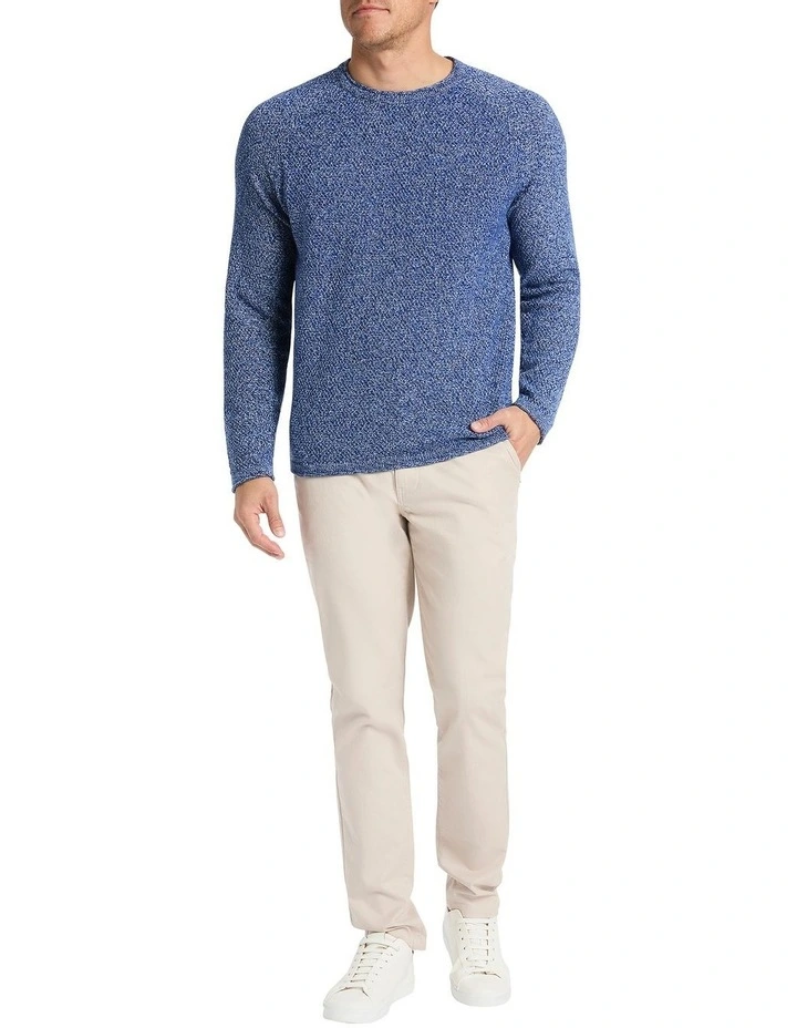 Jack Melange Knit in Cobalt Multi