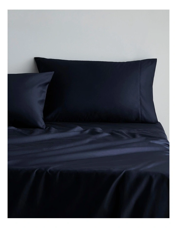 1000TC Cotton Sateen Sheet Set Multi Depth in Midnight