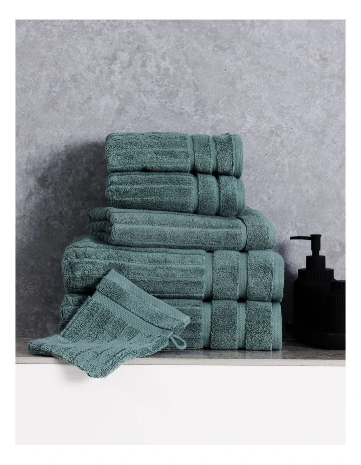 Essentials Ribbed Spa Pack in Sea Pine