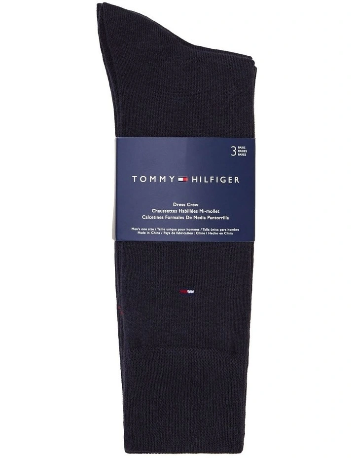 Flag Dress 3 Pack Socks in Blue