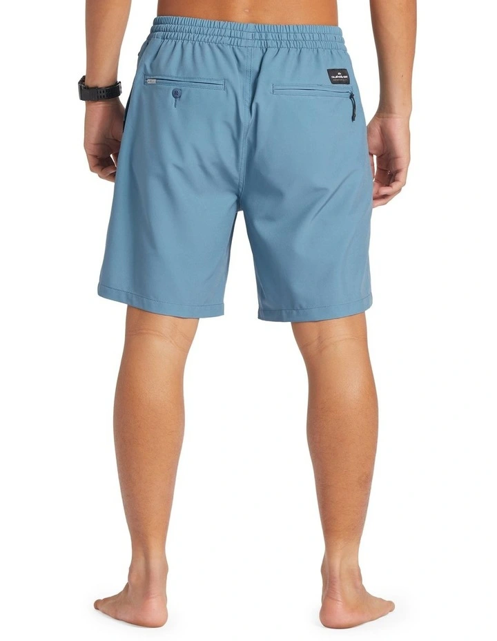 Ocean Elastic 18 Inch Amphibian Shorts in Aegean Blue