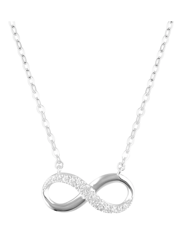 Forever Infinity Pendant Necklace in Silver