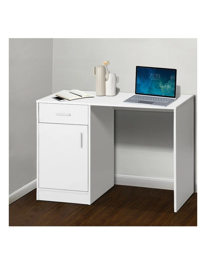 Computer Desk Drawer Cabinet 100cm in White