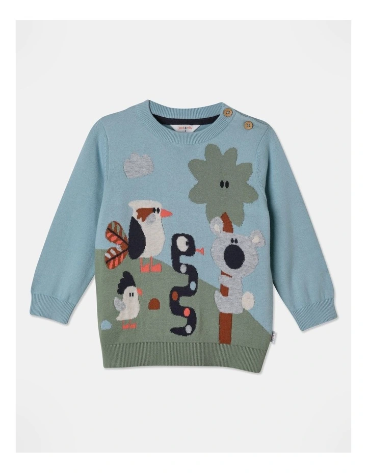Ollie Jumper in Blue