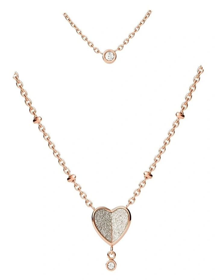 Vintage Glitz JF03648791 Necklace in Rose Gold