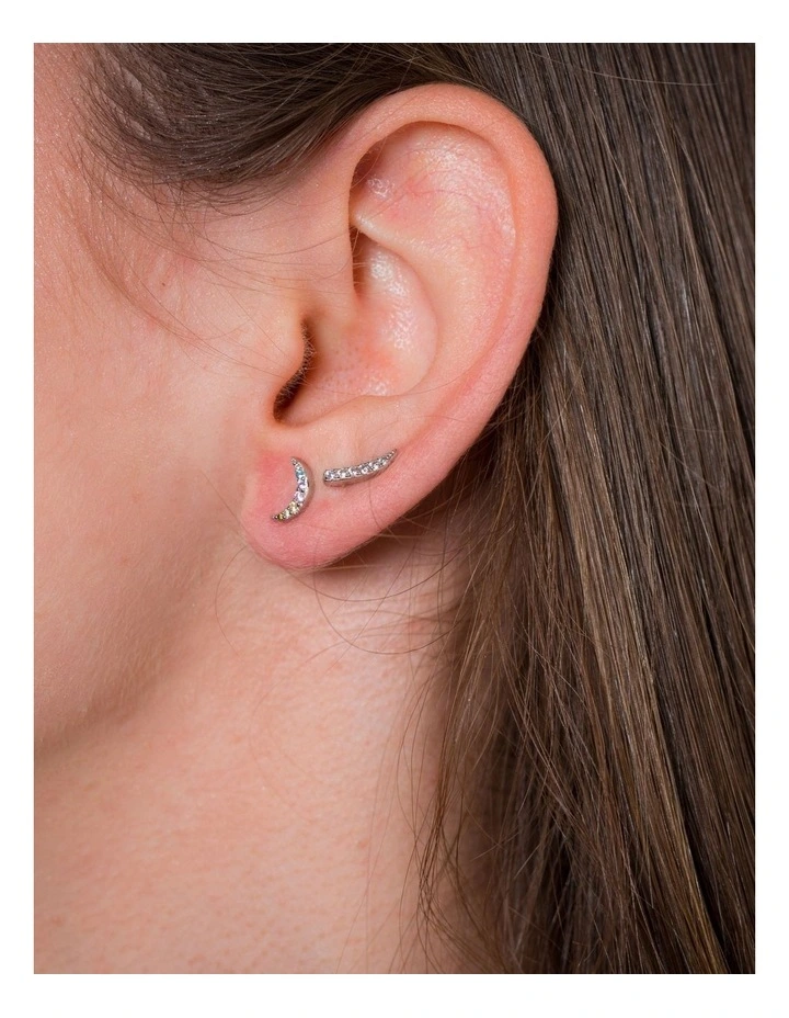 Neapolitan Nights Silver Earrings