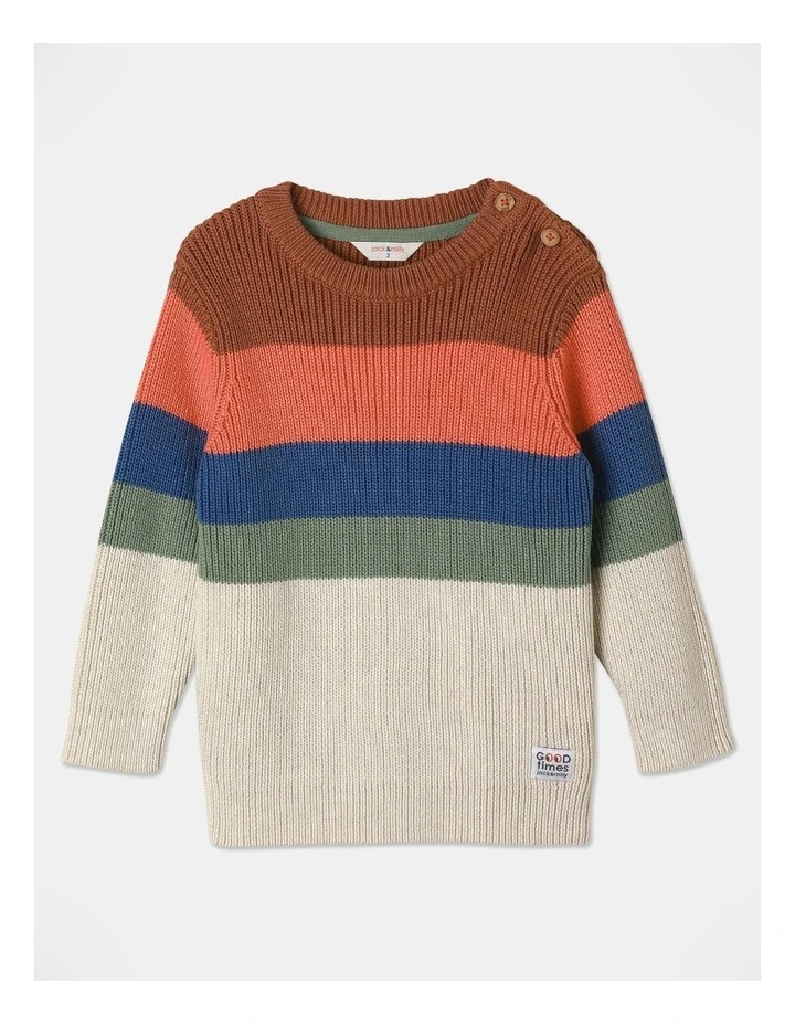 Finn Knit Jumper in Assorted
