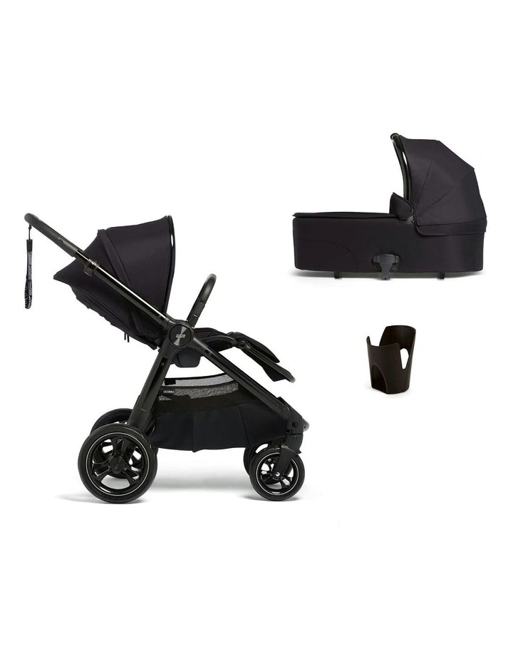Ocarro All-Terrain Pram 3 Piece bundle Carbon