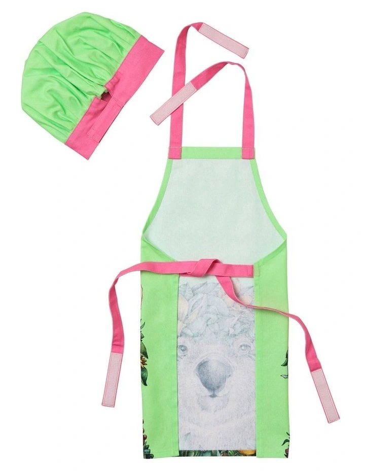 Marini Ferlazzo Apron & Hat Set in Multi