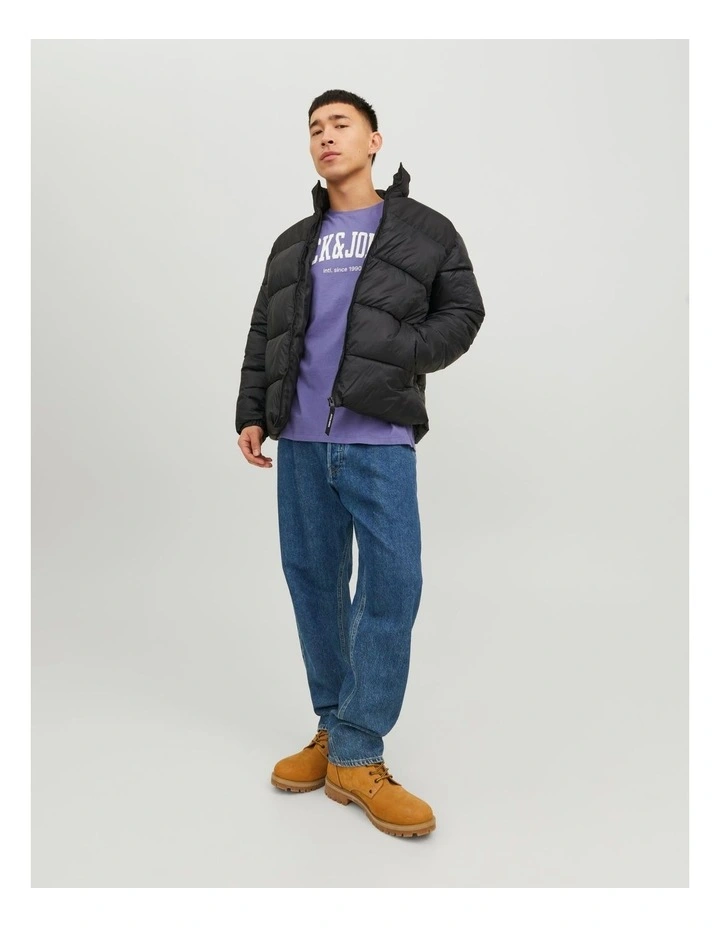 Toby Puffer Jacket in Black