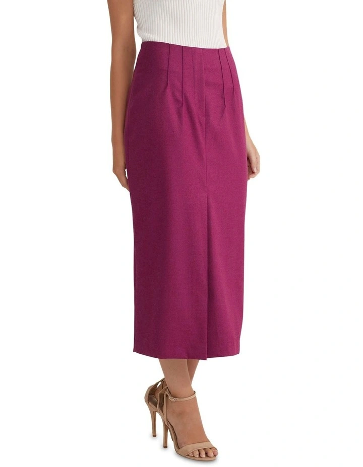 Leila Eco Suit Skirt in Purple