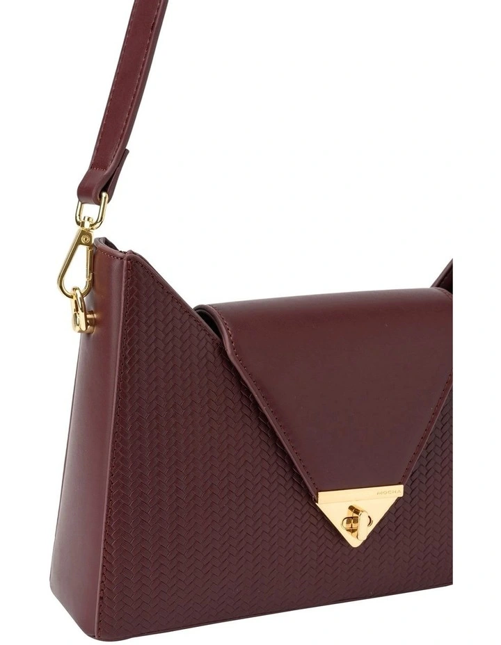 Tessa Shoulder Bag in Chocolate