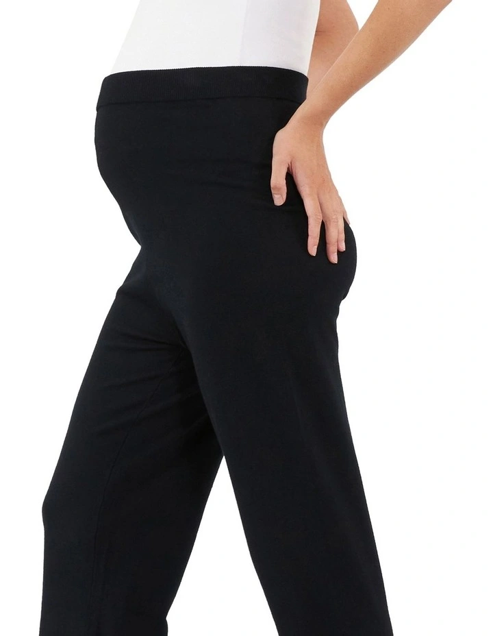 Ryan Knit Pant in Black