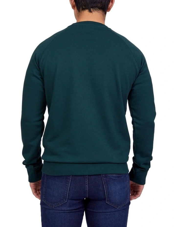 Todd Crew Neck In Deep Green