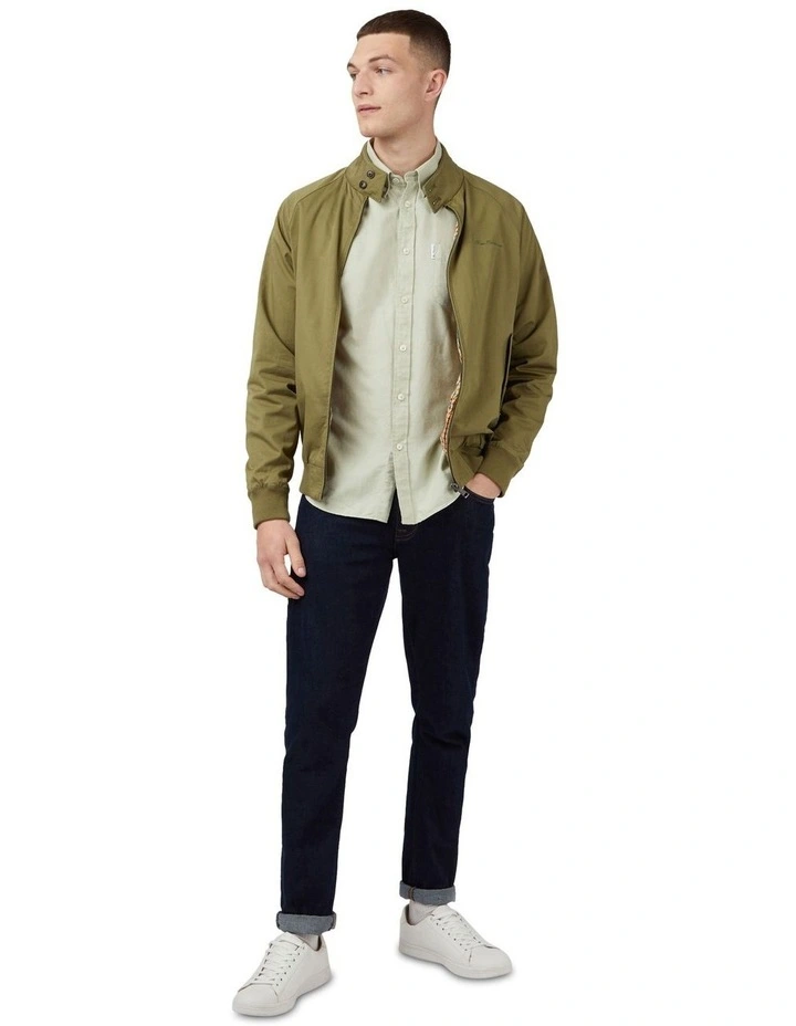 Signature Oxford Long Sleeve Shirt in Pistachio