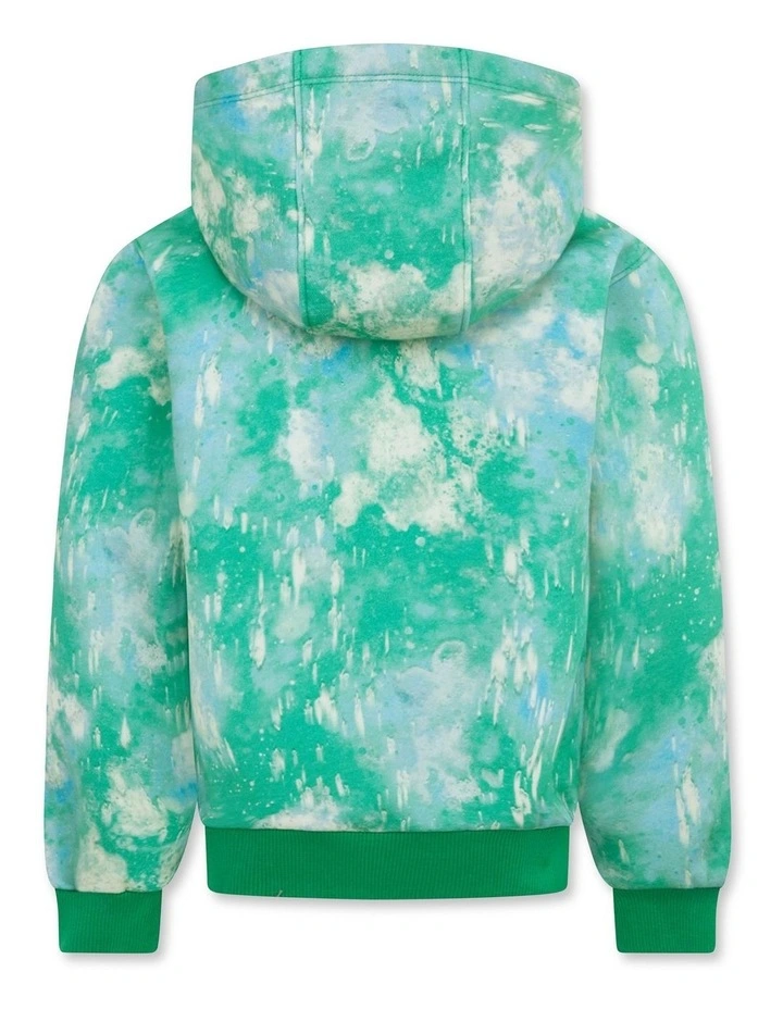 Printed Club Pullover in Green