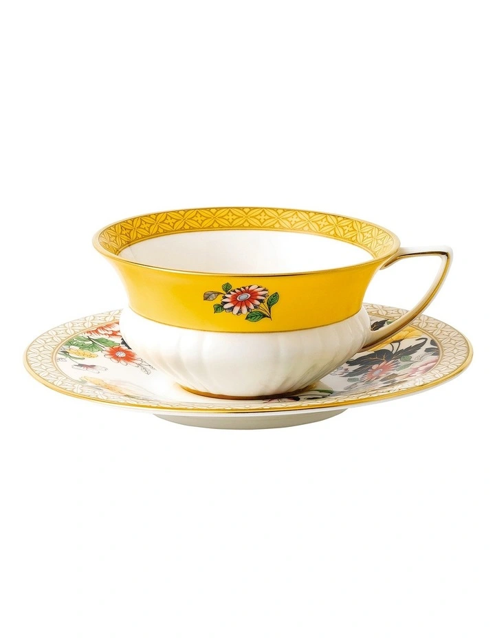 Wonderlust Primrose Teacup & Saucer Yellow