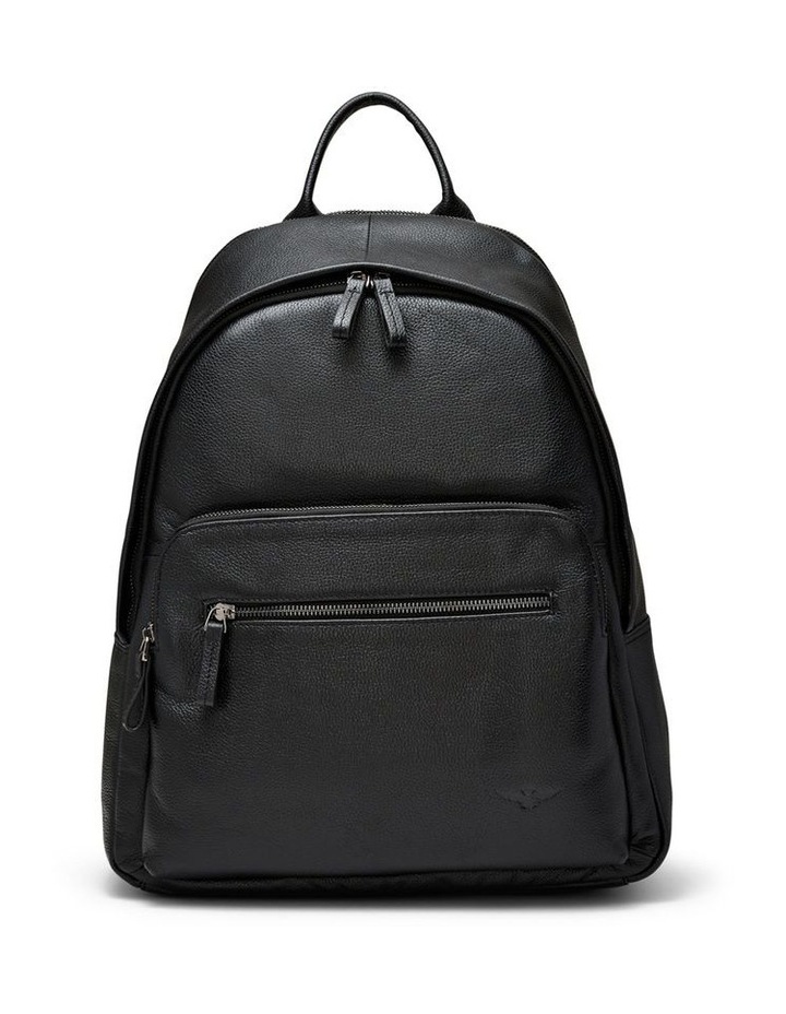 Montoro Leather Backpack in Black