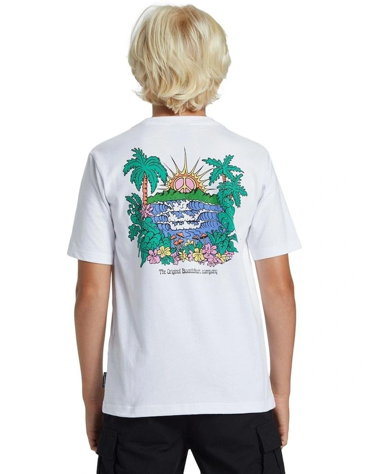 Island Sunrise T-shirt in White