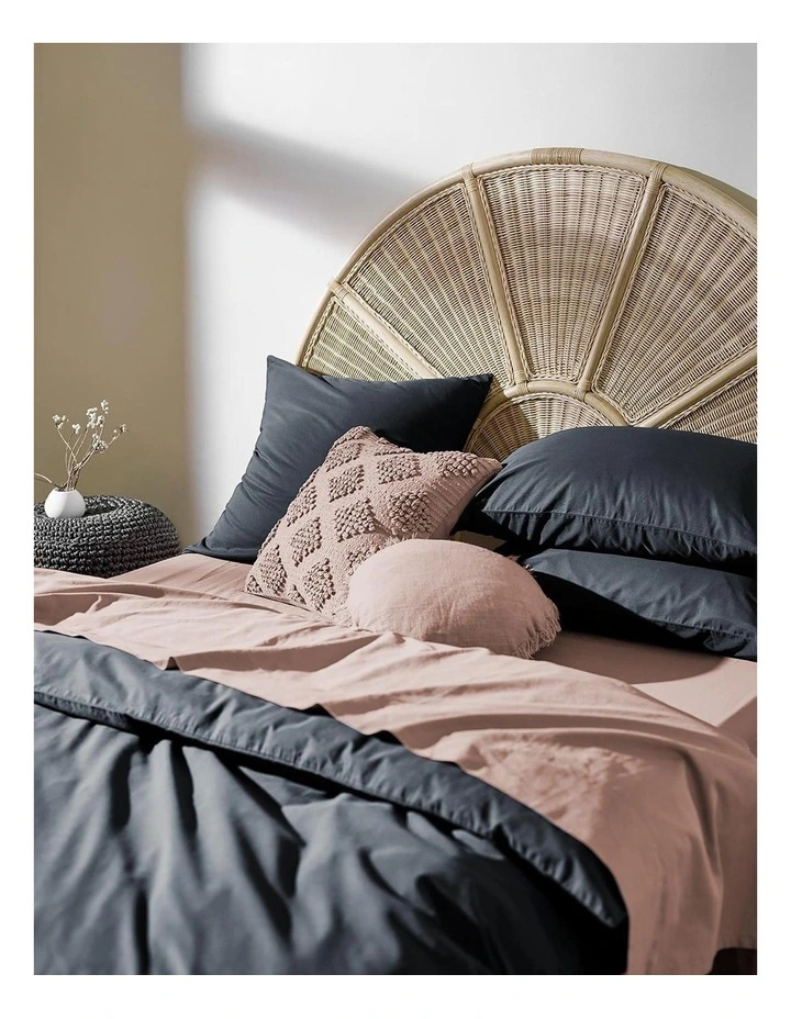 Halo Organic Cotton Bedlinen Collection in Steel
