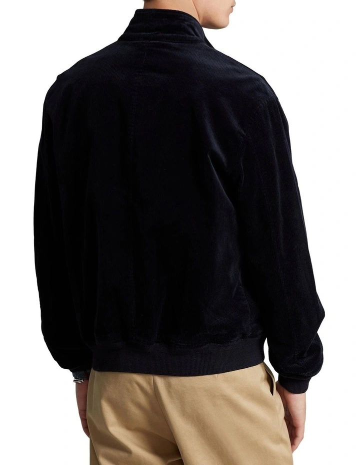 Stretch Corduroy Jacket in Navy