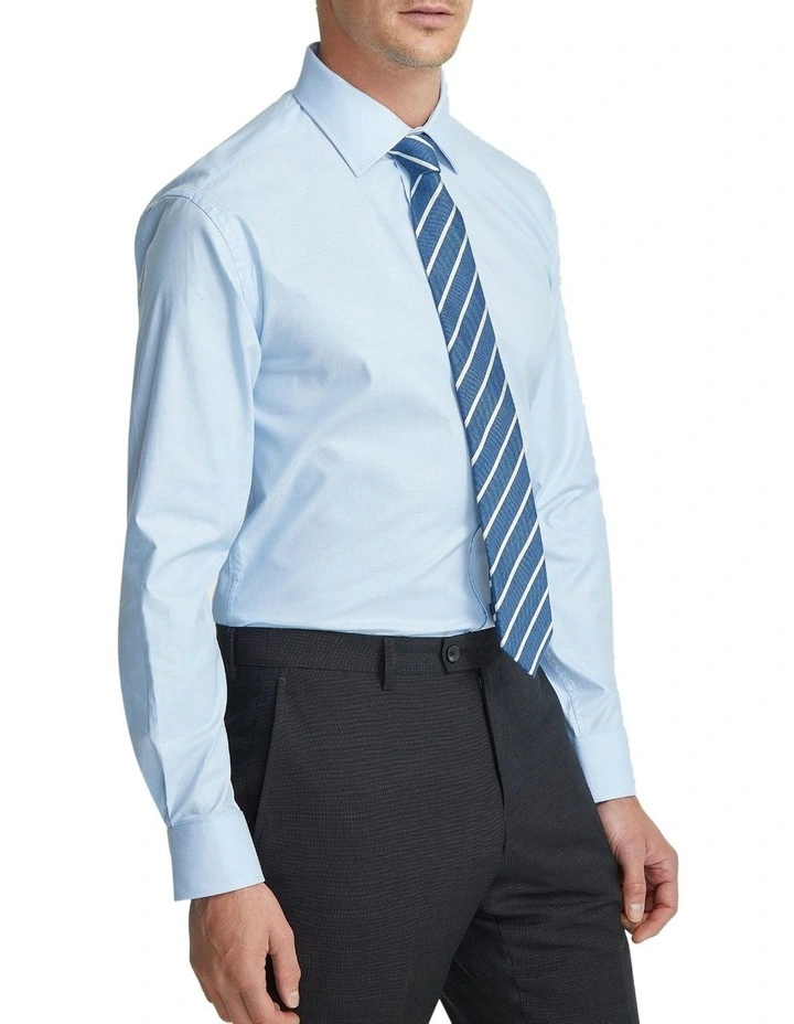 Islington Regular Fit Dobby Shirt in Sky