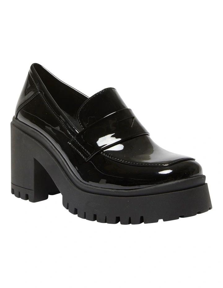 Jolie Loafers in Black Patent