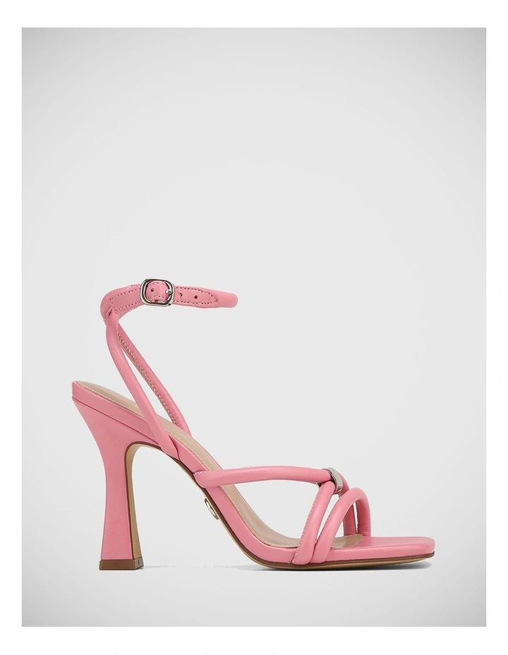 Ria Leather Sandal in Rosewater