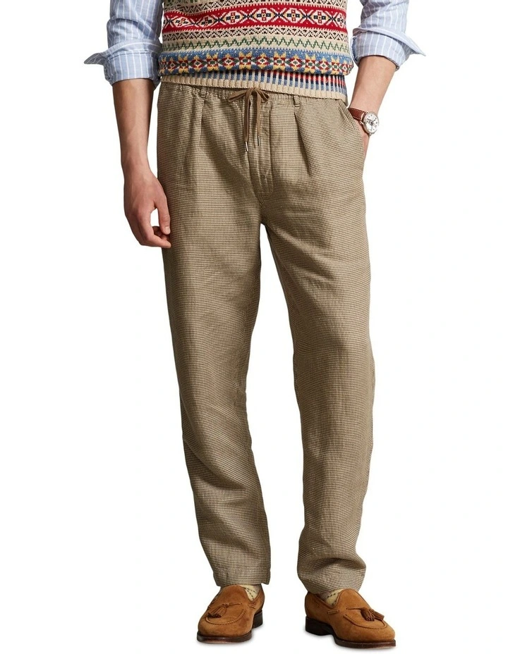 Tailored Slim Fit Prepster Pant in Beige