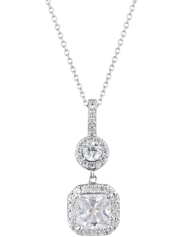 Clara Pendant Silver Necklace